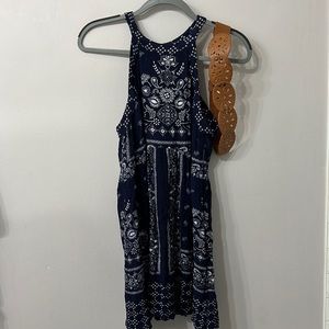 Altar’d State Halter Top Dress and Belt
